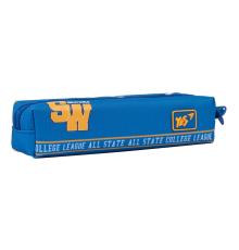 Пенал м`який YES TP-04  "Smiley World.College", синій