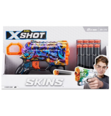 Швидкострільний бластер X-SHOT Skins Menace Spray Tag (8 патронів), 36515D