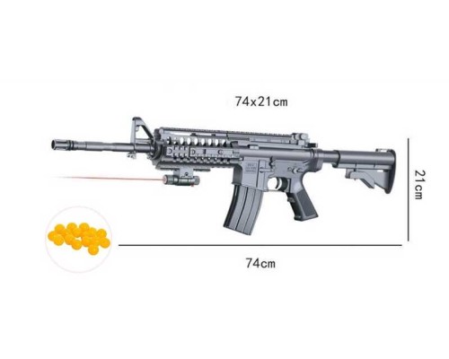 Автомат M 46-1 (36) лазерний приціл, стріляє пульками, в пакеті