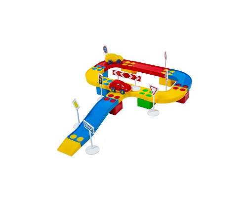 Набір дитячий «Конструктор Кольорова дорога №1 (25 шт дет) він туб, арт. 114/22 Бамсик