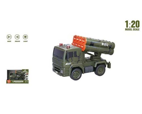 Машина військова WY 440 D /441 D (36) 2 види, масштаб 1:20, звуки,підсвічування, інерція, рухомі елементи, в коробці