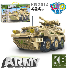 Конструктор KB 2014 військова техніка, 424 дет., кор., 48-30-7 см.