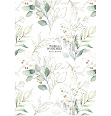 Зошит для записів, інтегральна, А4/80арк., у лінію, кремовий блок, 70г/м2, мат. ламінація, MonAmi