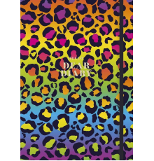 Зошит для ескізів, інтегральна, А5/80арк., без лініювання, кремовий блок, 90г/м2, софт тач + тиснення, MUSE