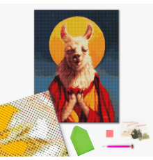 Алмазна мозаїка: Далай-Лама ©Lucia Heffernan 40х50