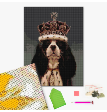 Алмазна мозаїка: Король Чарльз ©Lucia Heffernan 40х50