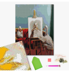 Алмазна мозаїка: Качка Ательє ©Lucia Heffernan 40х50