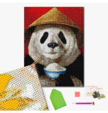 Алмазна мозаїка: Панда ©Lucia Heffernan 40х50
