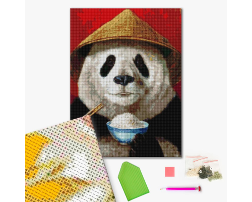 Алмазна мозаїка: Панда ©Lucia Heffernan 40х50