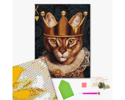 Алмазна мозаїка: Король сердець ©Lucia Heffernan 40х50