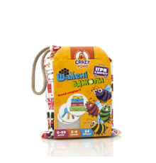 Гра в мішку "Шалені бджоли" (укр)  VT8077-15 (12)  "Vladi Toys", 54 фішки