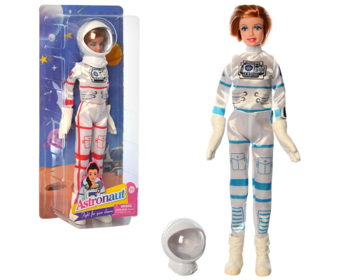 Лялька DEFA 8460-BF космонавт, 2 кольори, лист, 15,5-33-6 см.