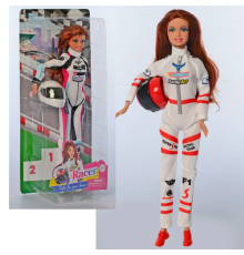 Лялька DEFA 8462-BF гонщиця, 2 види, лист, 15,5-33-5,5 см.