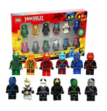 Фігурки NINJAGO, 12 фігурок, зі зброєю, в коробці