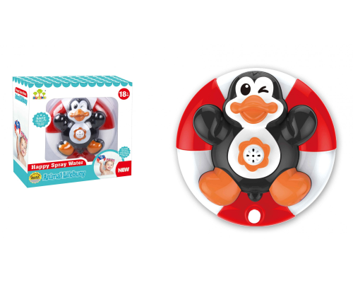 Іграшка для ванної пінгвін, плаває, бризкає, працює відл батарей