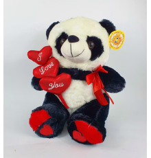 М'яка іграшка "Панда" з серцем 25см