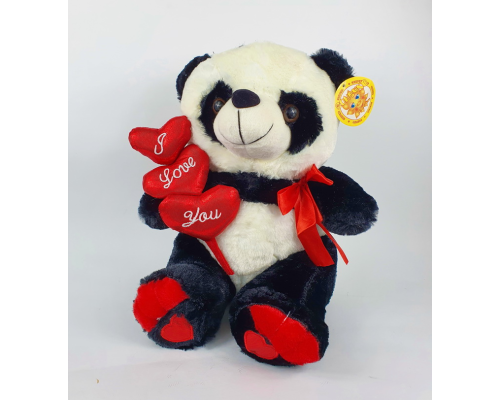 М'яка іграшка "Панда" з серцем 25см
