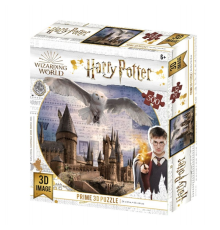 Пазли 3D 32513 Harry Potter, Хогвартс, сова, 61-46см., 500дет., кор., 21,5-26-5см.