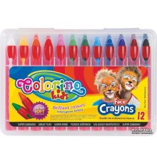 Крейда  для обличчя олівці, 12 кол. COLORINO