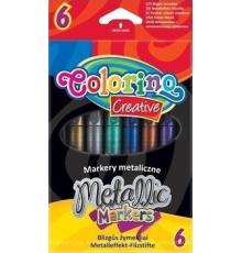 Маркери металізовані набір 6 кол. COLORINO