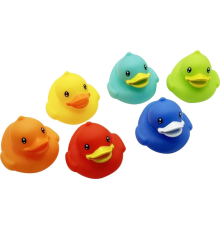 Набір для купання Кольорові каченята 6шт