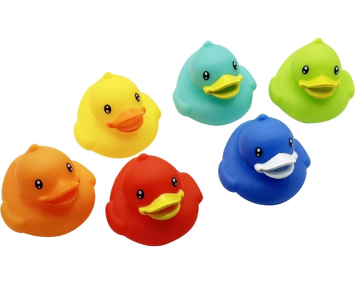 Набір для купання Кольорові каченята 6шт