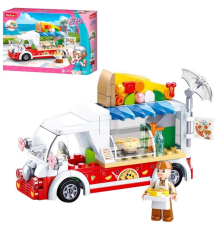 Конструктор SLUBAN M38-B0993D "Girls Dream": Трек з піцою , 156 дет.