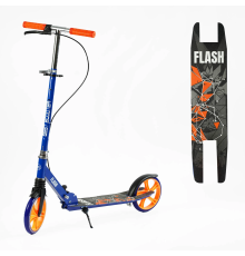 Самокат двоколісний "Best Scooter" FL-79200 (4) сталева рама, ручне гальмо, колеса PU 200мм, 1 амортизатор передній, в коробці