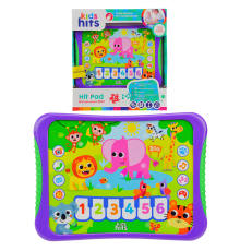 Планшет Kids Hits арт. KH01/005 (48шт)"Мій веселий Zoo"батар, на укр,назви тварин,звуки,вірши,мелодіі,гра,р-р 23,8*17*2см, короб.25*27*4см