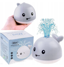 Іграшка у ванну для малюків Кит-фонтан Mini Whale Fountain, на батарейках, в коробці