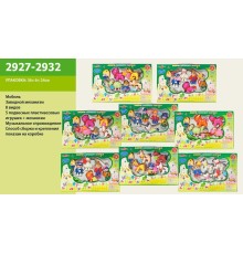 Мобіль 2927/2932 (36шт) механічний, 6 видів, в кор. 36*24*6см