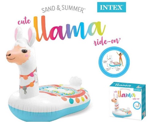 Intex Плотик 57564 NP ""Лама"" (4) розмір 135х94х112 см, від 3-х років, в коробці