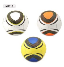 М'яч футбол M0110 (60шт) PVC 320 грам, 4 кольори mix