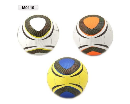 М'яч футбол M0110 (60шт) PVC 320 грам, 4 кольори mix М'яч футбол M0110 (60шт) PVC 320 грам, 4 кольори mix