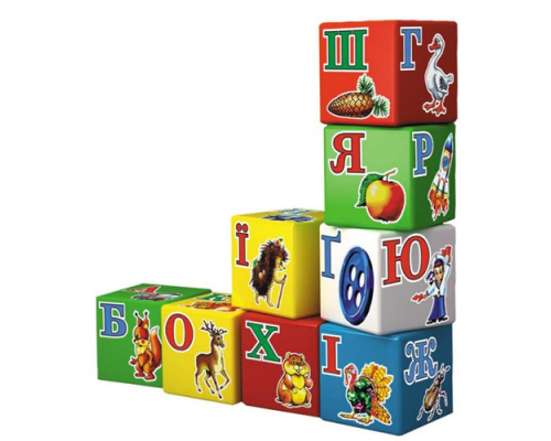 Іграшка кубики "Абетка Веселка ТехноК" (укр.)