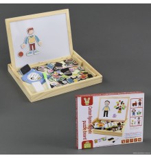 Деревянная игра С 23122 (36) "Гардероб"