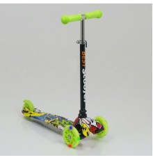 Самокат 1293 MINI "Best Scooter" (8) 3 колеса світло, PU, трубка керма алюмінієва, У ПАКЕТІ