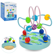 Дерев'яна іграшка Лабіринт MD 1958 на дроті, балансування, кор., 13-9,5-9,5 см.