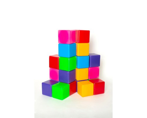 Набір дитячий "Кубик кольоровий в сітці 20 - эл" арт 111/2