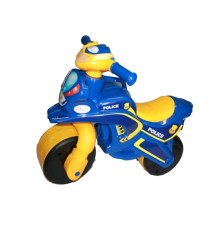 Мотоцикл Doloni-toys Байк Полиция (музыкальная) синий с желтым (0139/57)