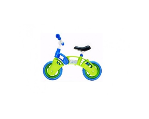 Велобег Kinderway STAR BIKE 10"  EVA колеса  голуб/салат (11-012 ГС)