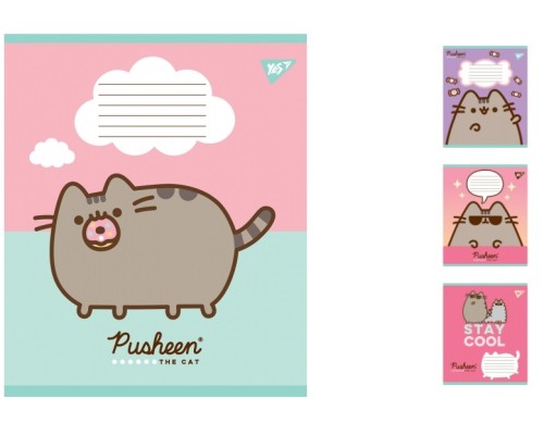 А5/12 лін. YES Pusheen, зошит учнів. 25 шт. у уп. 766202