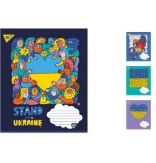 А5/36 лін. YES Ukraine, зошит дя записів15шт. в уп. //