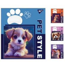 Зошити А5/12 лінія YES Pet style, зошит учнів. 25 шт. в уп. 766292