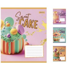 Зошити А5/18 лінія 1В Sweet cake, зошит учнів. 25 шт. в уп. 766342