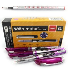 Ручка масл. CL "Writo-meter" 10 км 0,5мм фиолет, цена за 12 шт. 8048-VIO