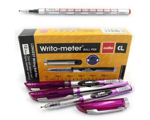 Ручка масл. CL "Writo-meter" 10 км 0,5мм фиолет, цена за 12 шт. 8048-VIO