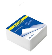 Блок білого паперу JOBMAX для нотаток 90х90х70мм.,не скл.
