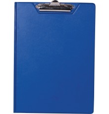Клипборд-папка А4, PVC, т.-синій