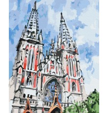 Картина за номерами: Костел Святого Миколая © Мазнєва Марина 40*50 BS53358